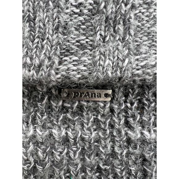 prAna Womans XS Yunna Long Cardigan Sweater Jacket Full Zip Organic Cotton Gray - Picture 6 of 13